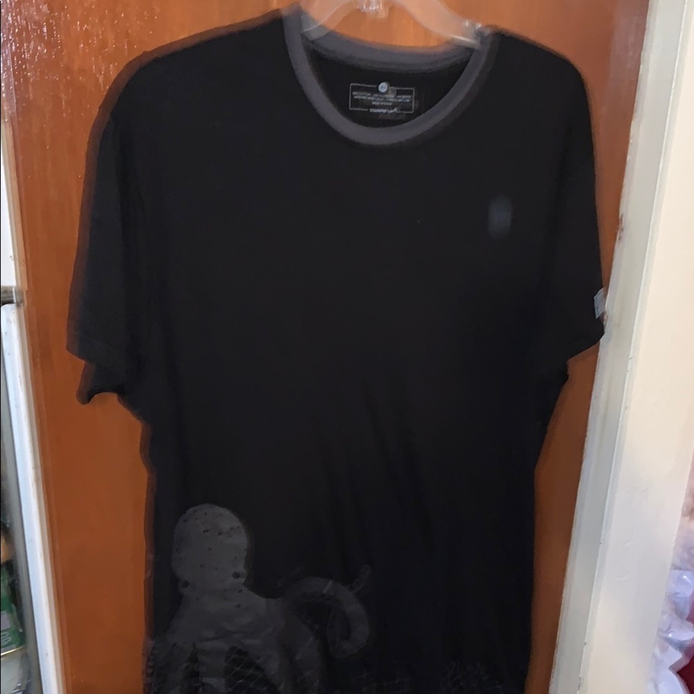 Stampin' Up! Black and Gray Short Sleeve Tee with Graphic
